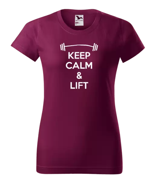 Dámské tričko Keep calm and lift