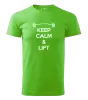 Pánské tričko Keep calm and lift