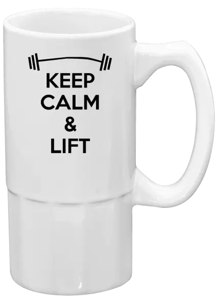 Půllitr Keep calm and lift