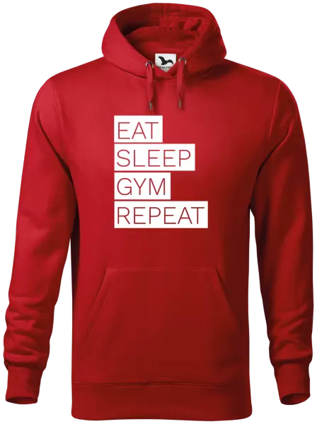 Pánská mikina Eat, Sleep, Gym, Repeat