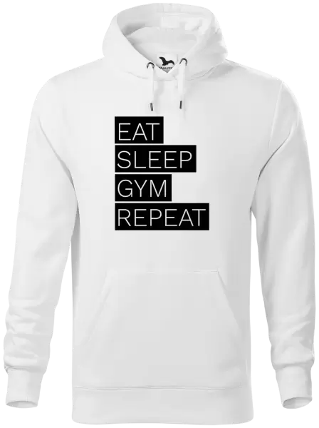 Pánská mikina Eat, Sleep, Gym, Repeat