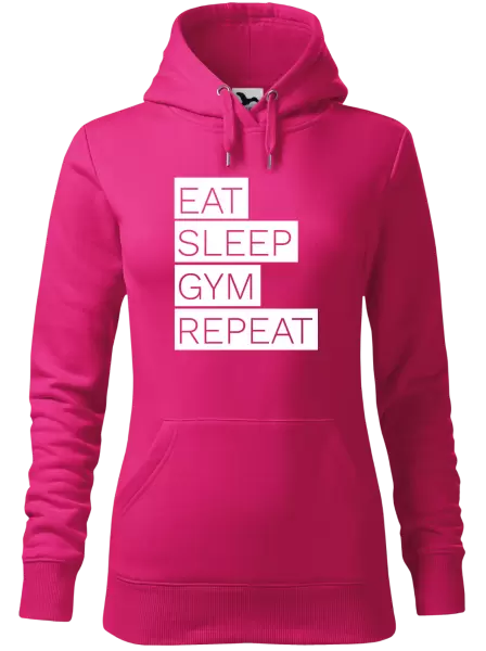Dámská mikina Eat, Sleep, Gym, Repeat