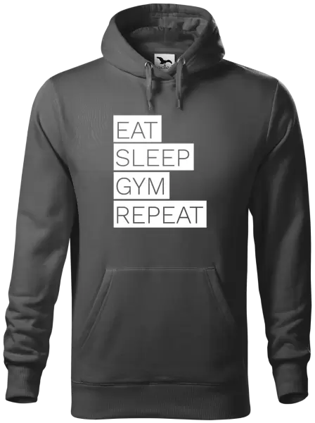 Pánská mikina Eat, Sleep, Gym, Repeat