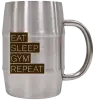 Nerezový chladicí půllitr Eat, Sleep, Gym, Repeat