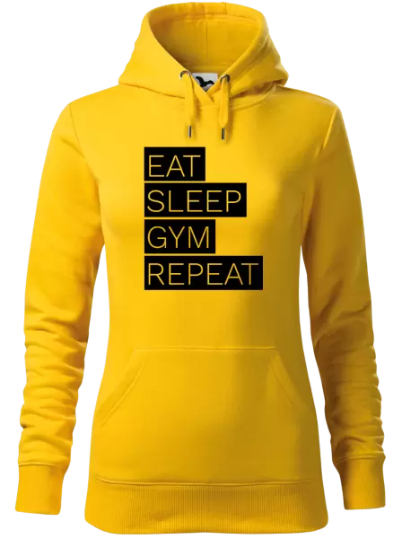 Dámská mikina Eat, Sleep, Gym, Repeat