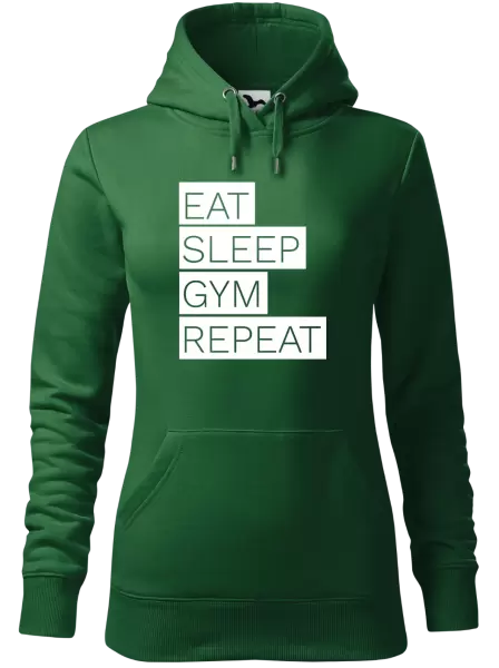 Dámská mikina Eat, Sleep, Gym, Repeat