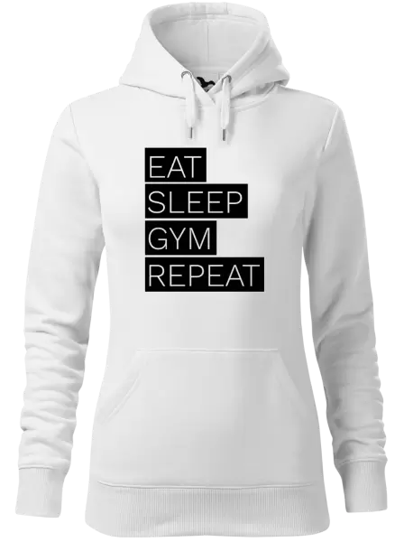 Dámská mikina Eat, Sleep, Gym, Repeat