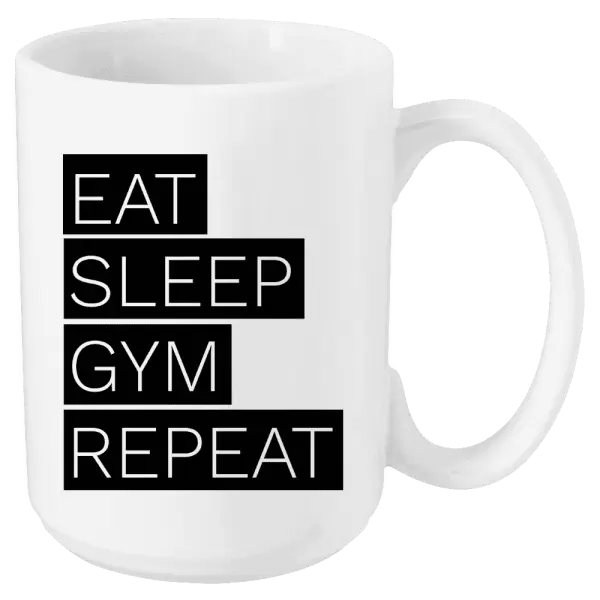 Hrnček Eat, Sleep, Gym, Repeat