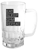 Půllitr Eat, Sleep, Gym, Repeat