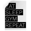Samolepka Eat, Sleep, Gym, Repeat