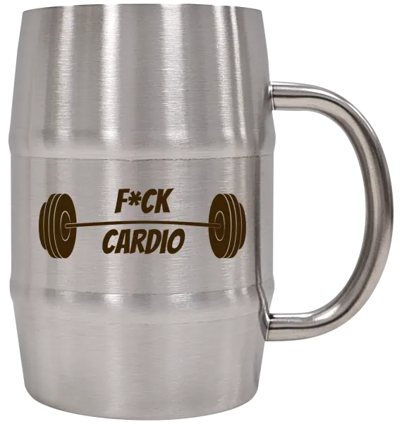 Nerezový chladicí půllitr F*uck Cardio