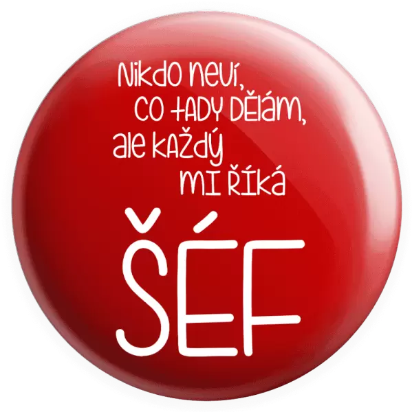 Placka Nikdo neví, co tady dělám, ale každý mi říká šéf