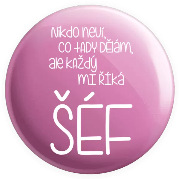 Placka Nikdo neví, co tady dělám, ale každý mi říká šéf