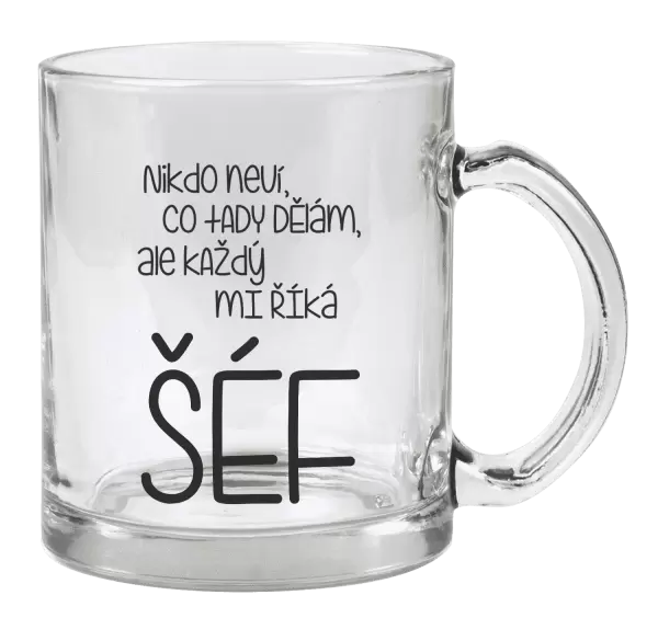 Hrnek Nikdo neví, co tady dělám, ale každý mi říká šéf