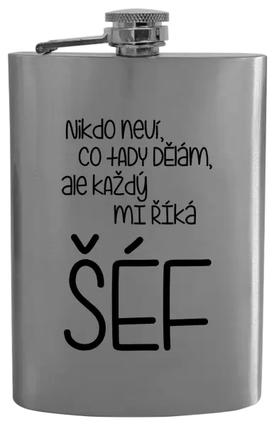 Placatka Nikdo neví, co tady dělám, ale každý mi říká šéf