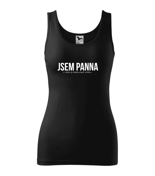 Dámské tílko Jsem panna a tohle je hodně starý tričko