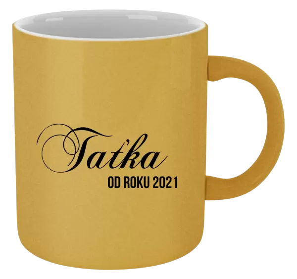 Metalický hrnek Taťka od roku