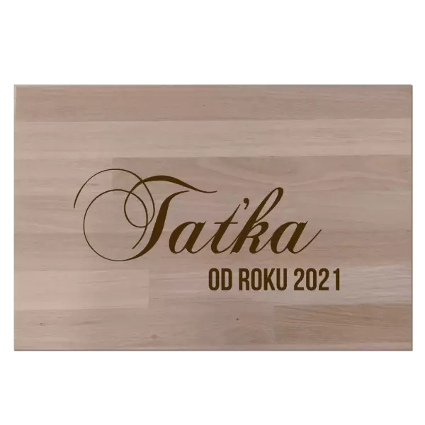Bukové prkénko Taťka od roku
