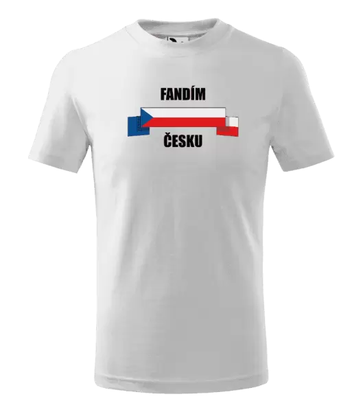 Dětské tričko Fandím Česku