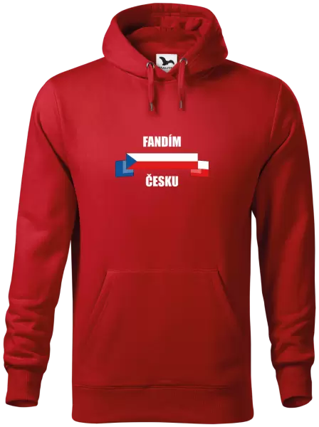 Pánská mikina Fandím Česku