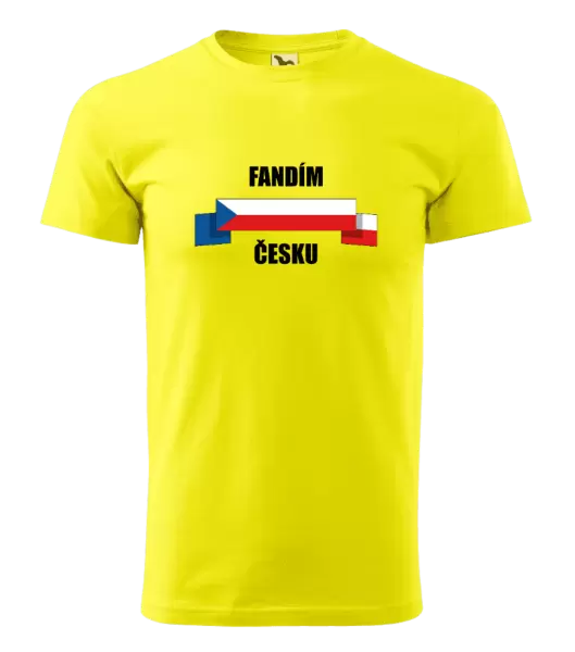Pánské tričko Fandím Česku
