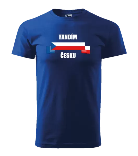 Pánské tričko Fandím Česku