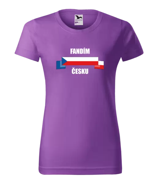 Dámské tričko Fandím Česku