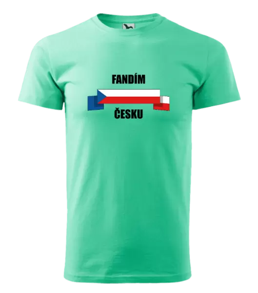 Pánské tričko Fandím Česku