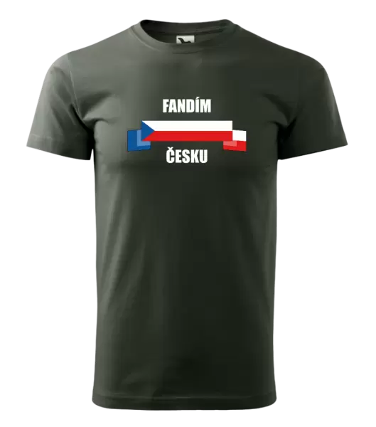 Pánské tričko Fandím Česku