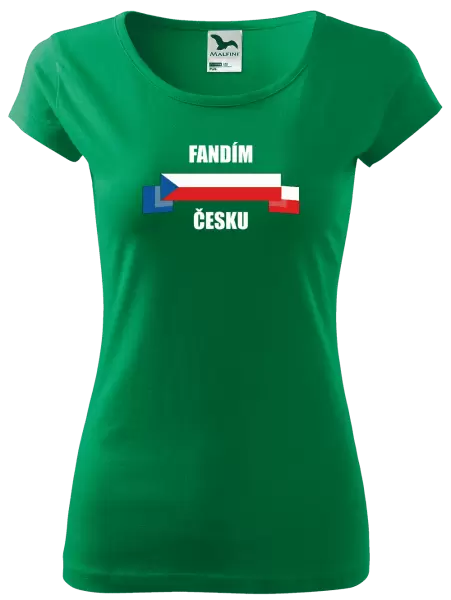 Dámské tričko Fandím Česku