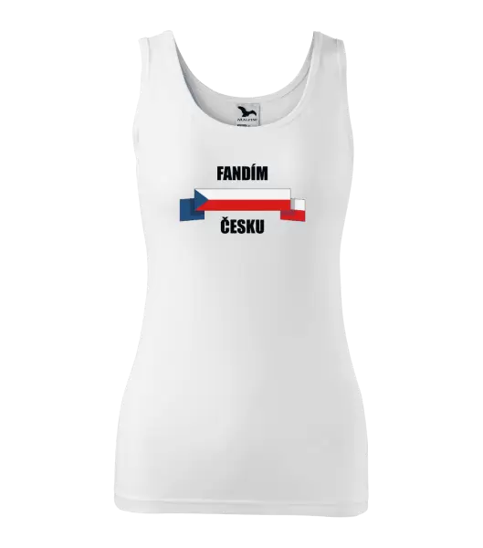 Dámské tílko Fandím Česku