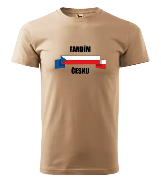 Pánské tričko Fandím Česku