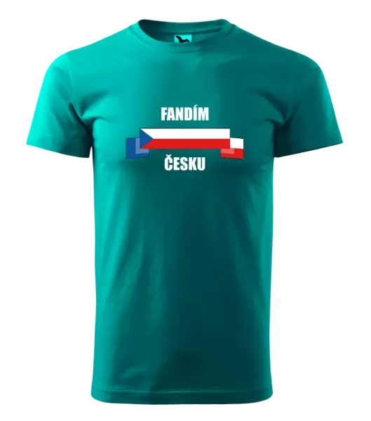 Pánské tričko Fandím Česku