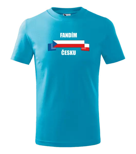 Dětské tričko Fandím Česku