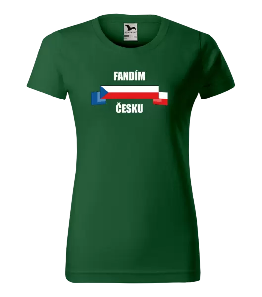 Dámské tričko Fandím Česku