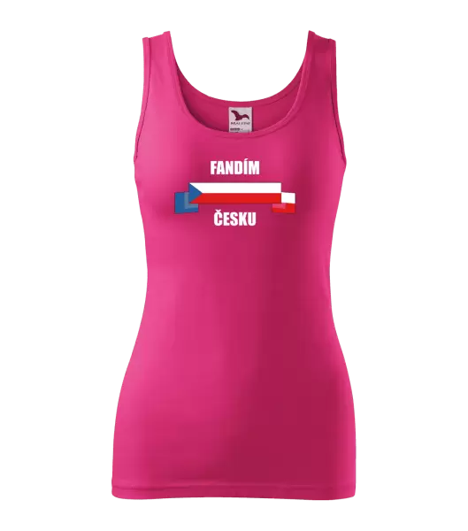 Dámské tílko Fandím Česku