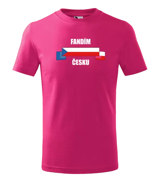 Dětské tričko Fandím Česku