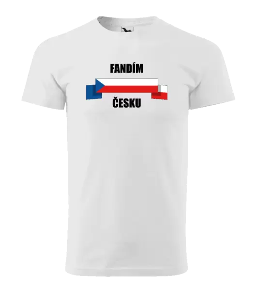 Pánské tričko Fandím Česku