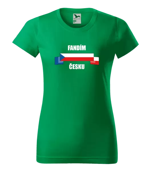 Dámské tričko Fandím Česku