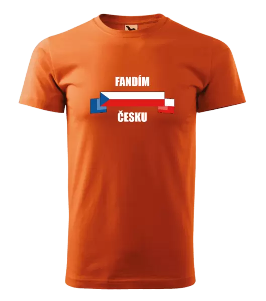Pánské tričko Fandím Česku