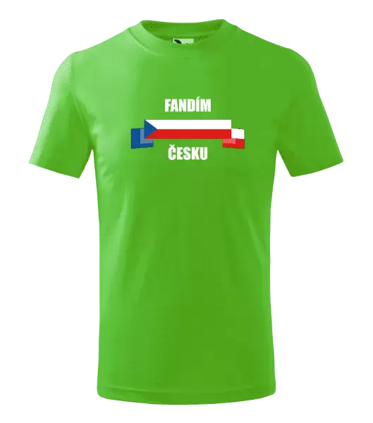 Dětské tričko Fandím Česku