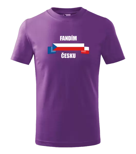 Dětské tričko Fandím Česku