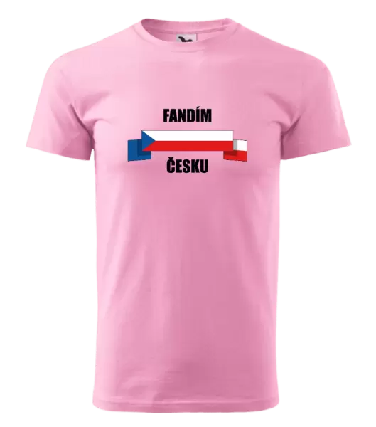 Pánské tričko Fandím Česku