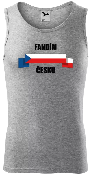 Pánské tílko Fandím Česku