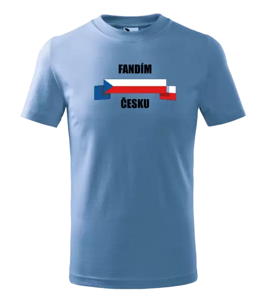 Dětské tričko Fandím Česku