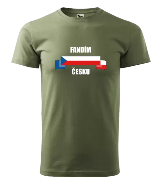 Pánské tričko Fandím Česku
