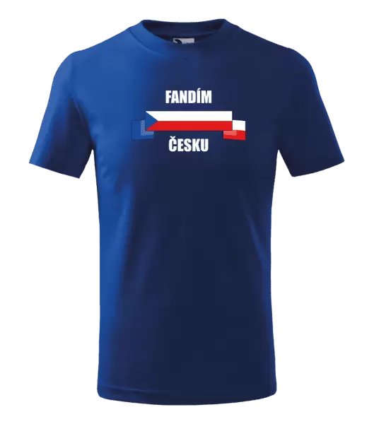 Dětské tričko Fandím Česku