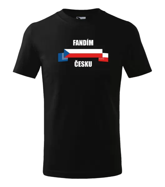 Dětské tričko Fandím Česku