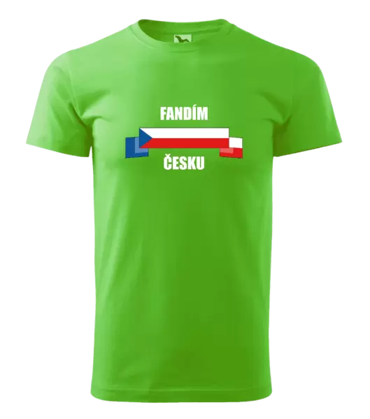 Pánské tričko Fandím Česku