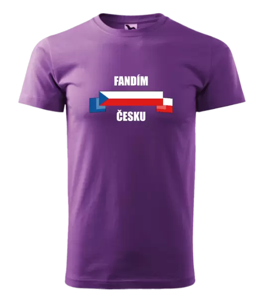 Pánské tričko Fandím Česku